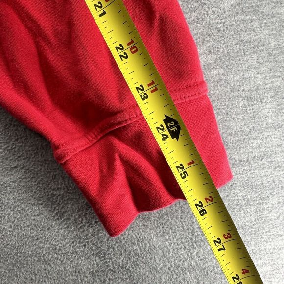 THE NORTH FACE -  Red  Hoodie Pullover Sweatshirt Classic Logo Size XL (A17 ) - Picture 7 of 11